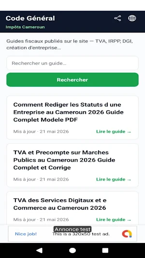 Code General des Impots Screenshot 2