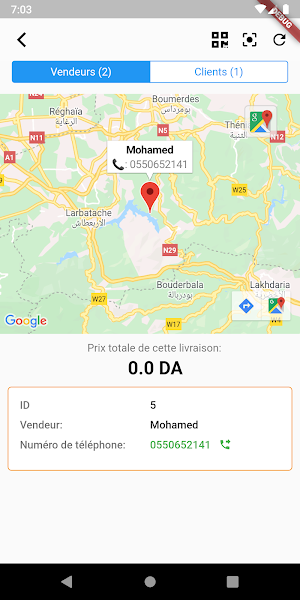Belfort Livreur Screenshot 2