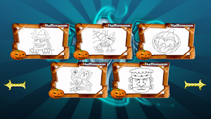 Halloween Coloring Magic Games Screenshot 1