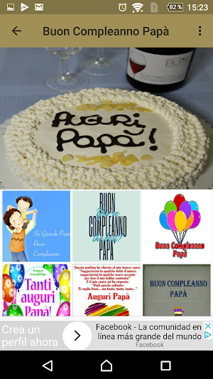 Auguri di buon Compleanno Papà dediche e immagini Screenshot 1