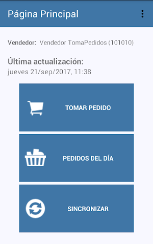 Toma Pedidos y Control GPS de Vendedores Screenshot 1