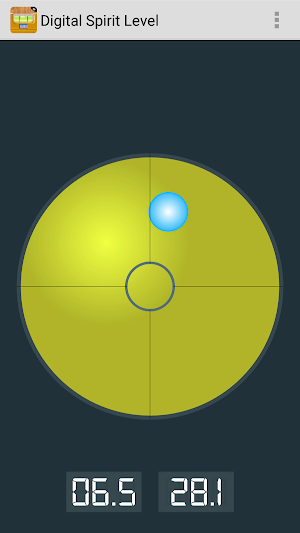 Digital Spirit Level app Screenshot 1