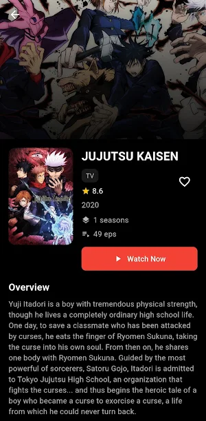 WinAnime - Anime TV Screenshot 1