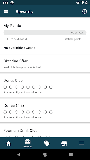 ShortStop Loyalty Screenshot 2