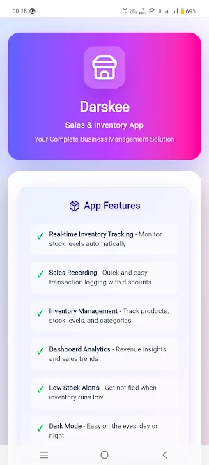 Darskee-Sales & Inventory App Screenshot 0