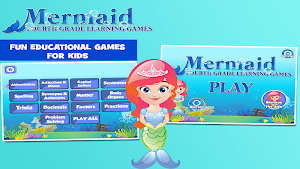 Mermaid's Fourth Grade Games Screenshot 0