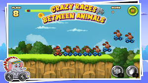 Crazy Races Between Animals Screenshot 0