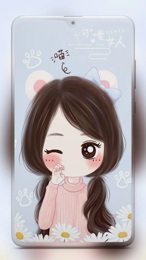 Cute Girly Wallpaper - Aesthetic Wallpaper Screenshot 1