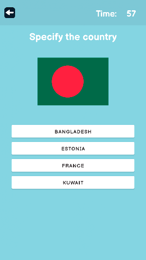 Countries and capitals: flags Screenshot 3