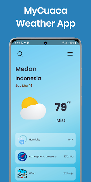 CuacaNow: Weather App Screenshot 0