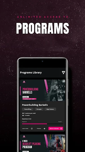 Women Who Lift Weights App Screenshot 1