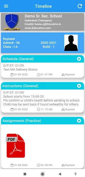 Tagore Global School - Parents* Screenshot 0