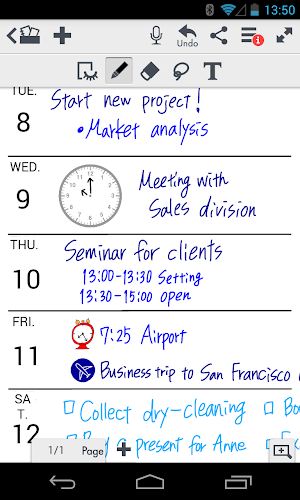 MetaMoJi Note Screenshot 1