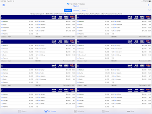 Daily Fantasy Cheatsheet Screenshot 3