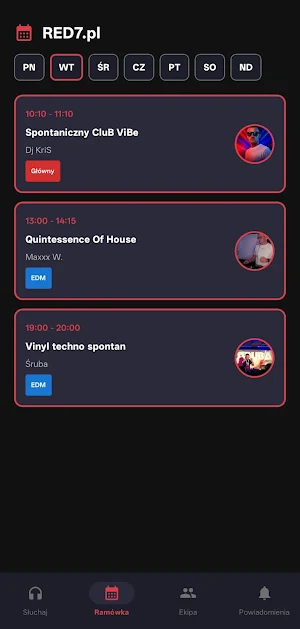 Radio Red7.pl Screenshot 1