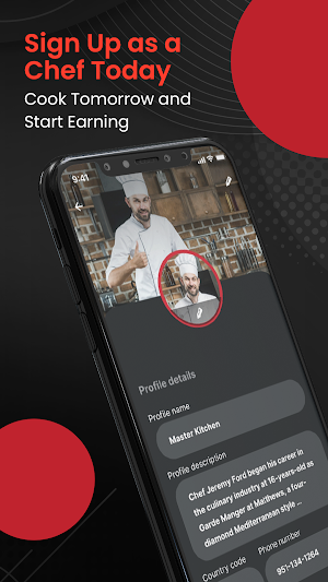 FoodJin Partner: Cook & Earn Screenshot 1