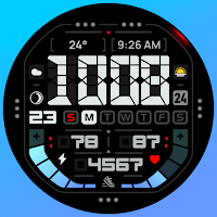 SH063 Watch Face, WearOS watch