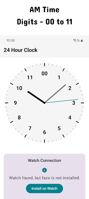 24 Hour Watch Face: Era Screenshot 0