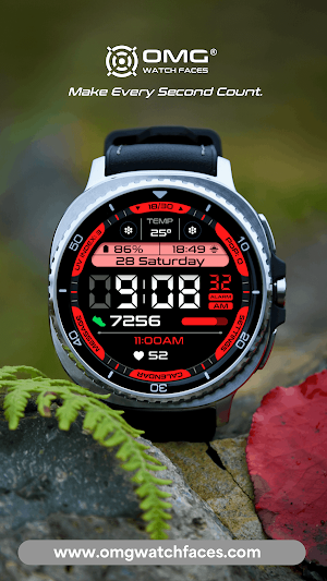 OMG 245 - Digital Watch Face Screenshot 3