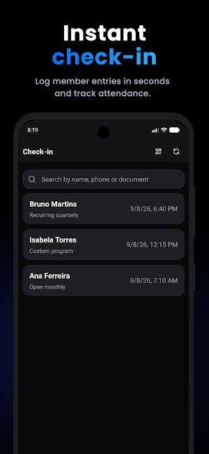 Gym Manager Screenshot 2