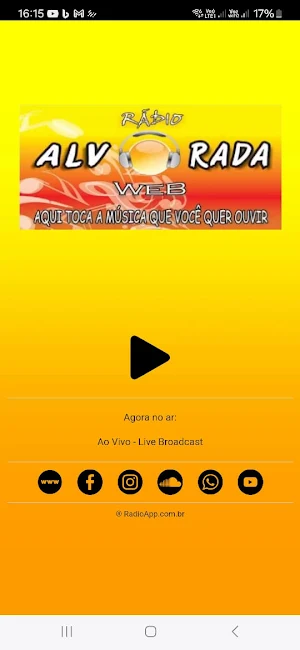 Rádio Alvorada Web Screenshot 1