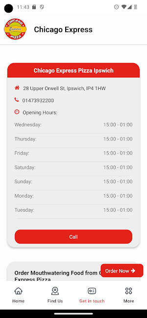 Chicago Express Pizza Ipswich Screenshot 1