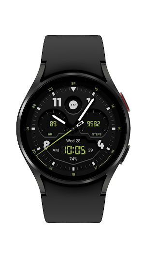 Grass green watch face Screenshot 1