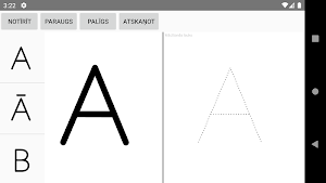 Mācies rakstīt lielos drukātos burtus un ciparus Screenshot 0