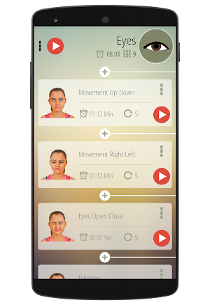 Eyes and Face Exercises Screenshot 1