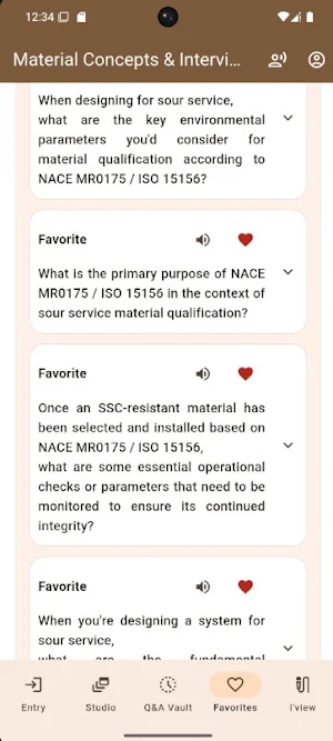 Material Corrosion Interview Screenshot 2