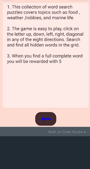 Word Search App Screenshot 1