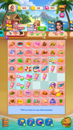 Beach Bliss: Merge Puzzle Screenshot 1