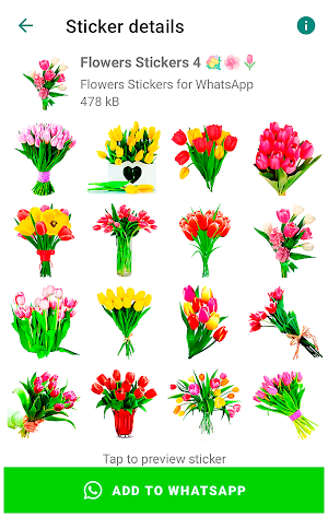 Flowers Stickers for WhatsApp Screenshot 0