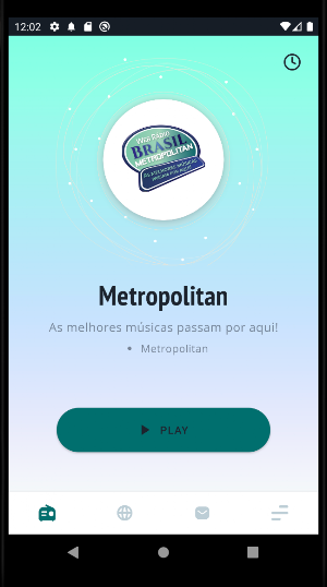 Web rádio Brasil Metropolitan Screenshot 0