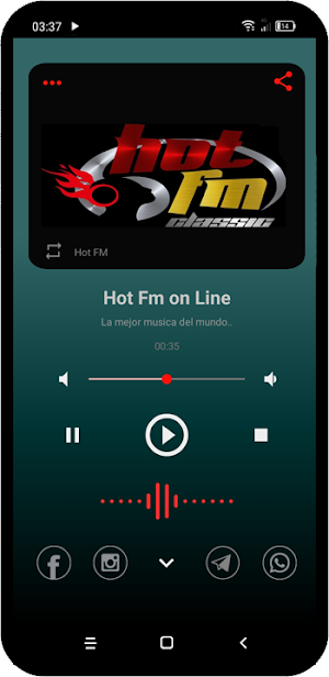 HOT FM Online Screenshot 1