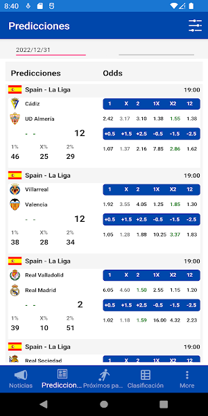 Primera División España Screenshot 1