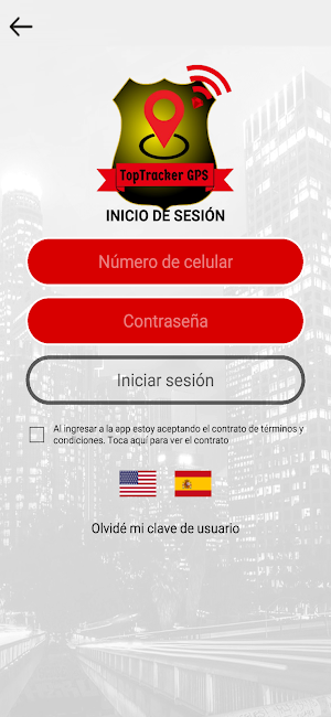 TopTracker GPS Screenshot 1