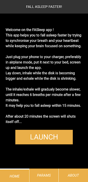 FASleep - Fall asleep faster Screenshot 0