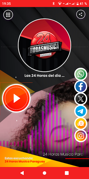 24 Horas Musica Paraguay Screenshot 1