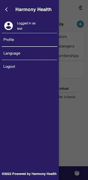 HarmonyHealth Screenshot 2