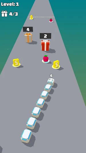 Snake merge run Screenshot 2
