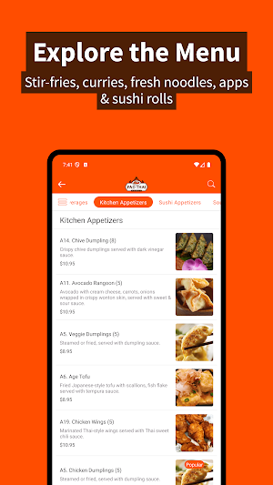Pad Thai Noodle Restaurant Screenshot 1