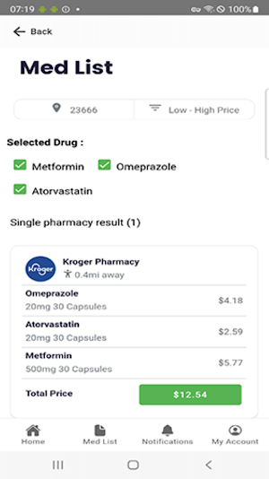 Price My Meds Screenshot 2