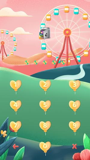 AppLock Live Theme Sky Wheel Screenshot 1