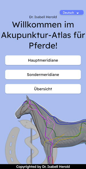 Meridianatlas Pferd Screenshot 0
