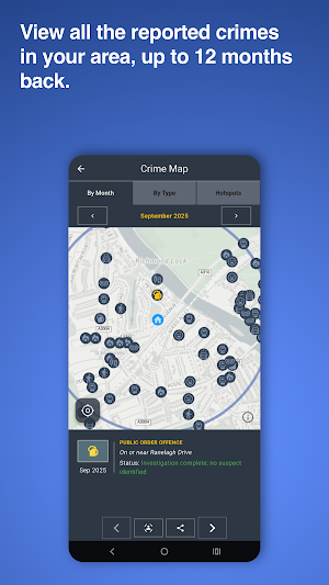 CrimeSiren: UK Crime & Safety Screenshot 1