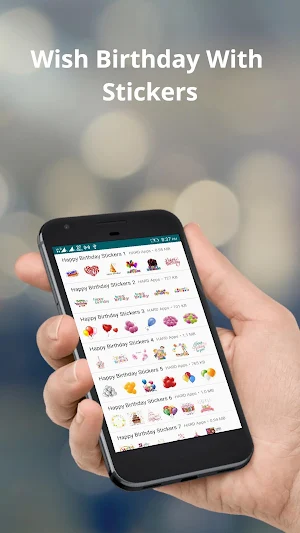 Birthday Stickers For WhatsApp (WAStickerApps) Screenshot 1