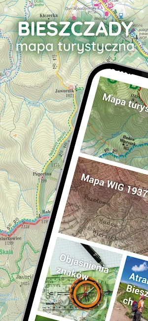 Bieszczady – mapa turystyczna Screenshot 0