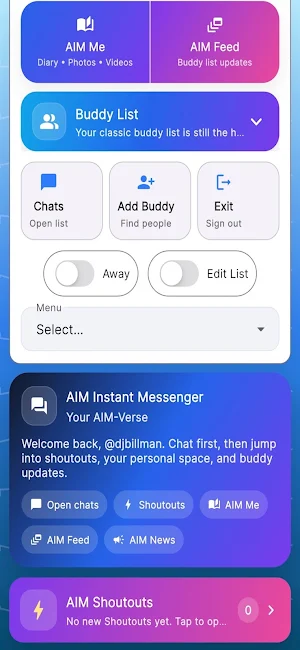 Aim Instant Messenger Screenshot 3
