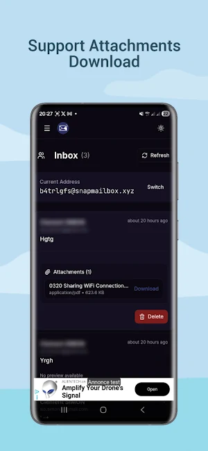 SnapMail - Disposable Mailbox Screenshot 2